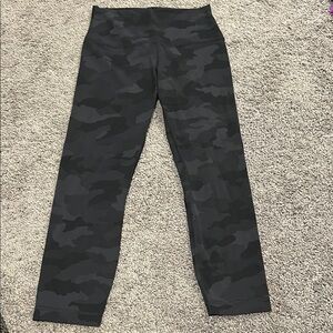lululemon athletica Black Camo Leggings